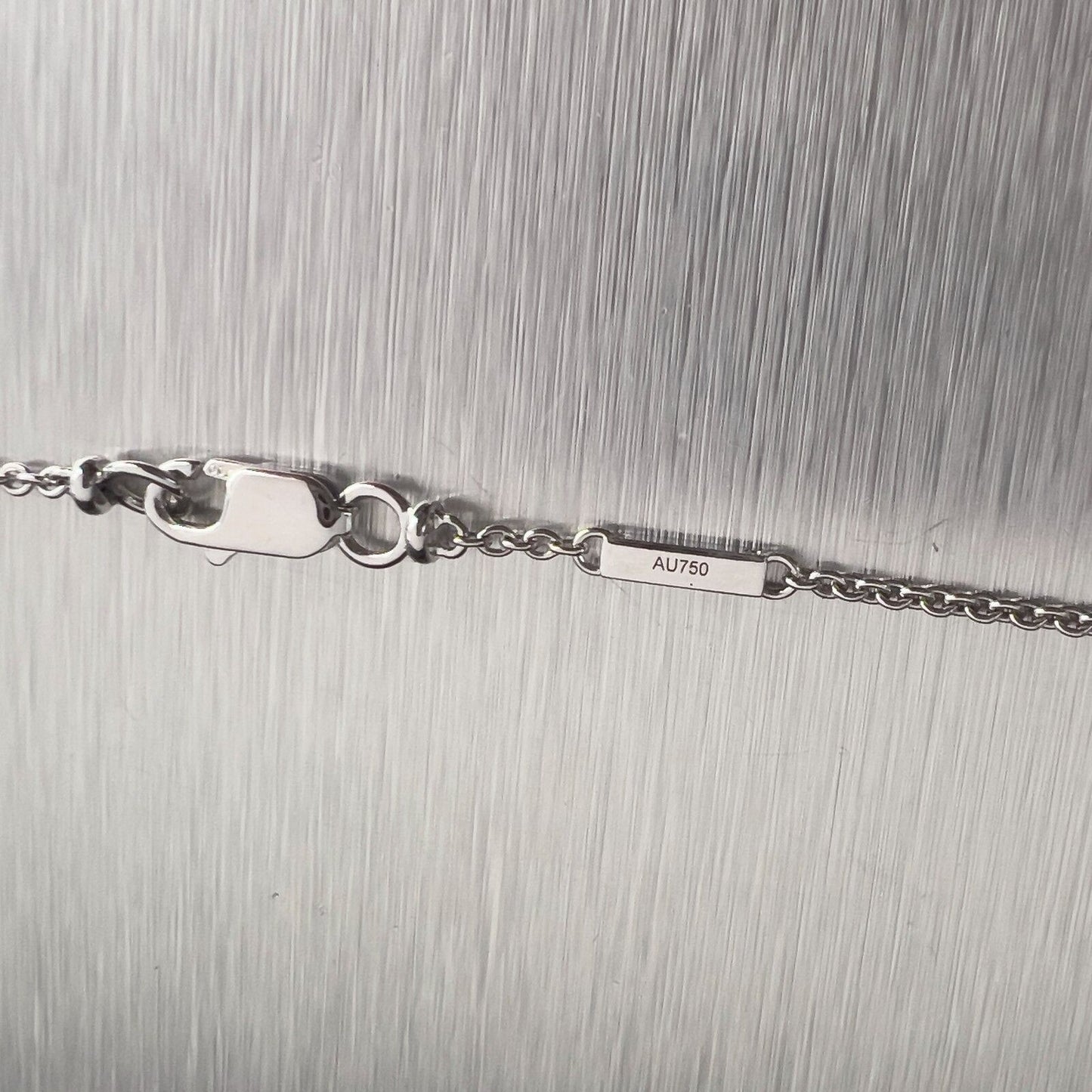 GRAFF Butterfly 18k White Gold Round & Baguette Diamond Necklace D-E VS 17.5"