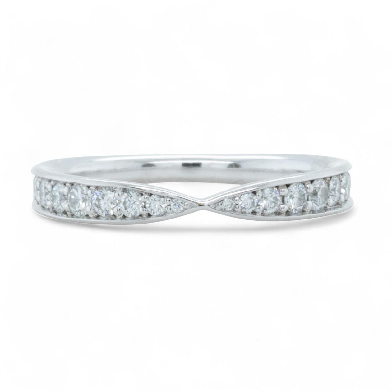 Tiffany & Co Platinum Diamond Engagement Wedding Ring Set 0.93ct I VVS2 BOX CERT