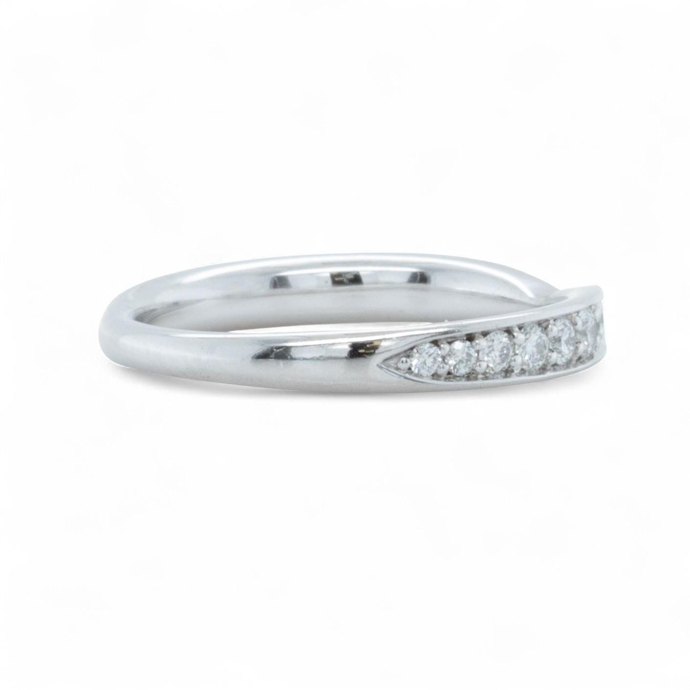 Tiffany & Co Platinum Diamond Engagement Wedding Ring Set 0.93ct I VVS2 BOX CERT
