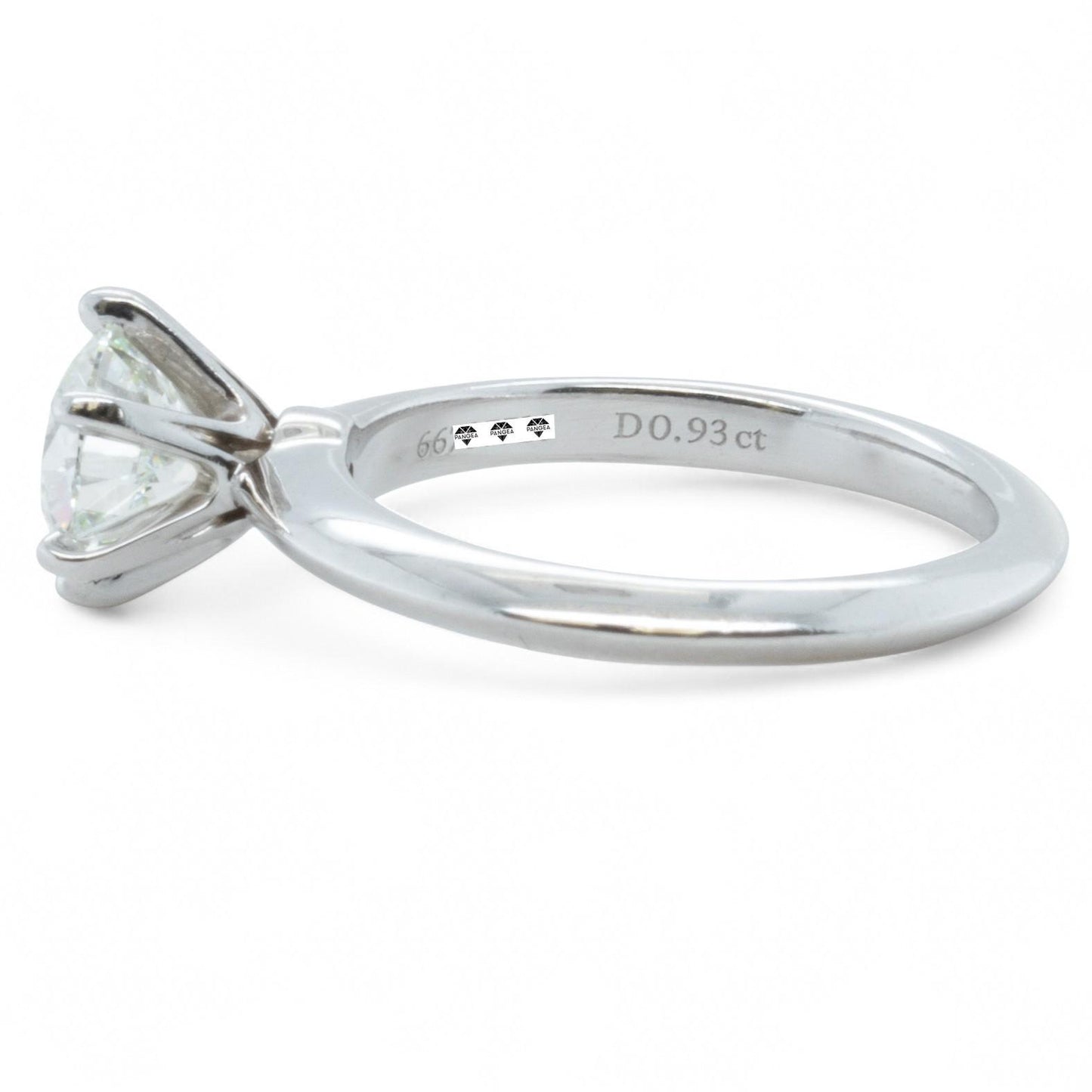 Tiffany & Co Platinum Diamond Engagement Wedding Ring Set 0.93ct I VVS2 BOX CERT