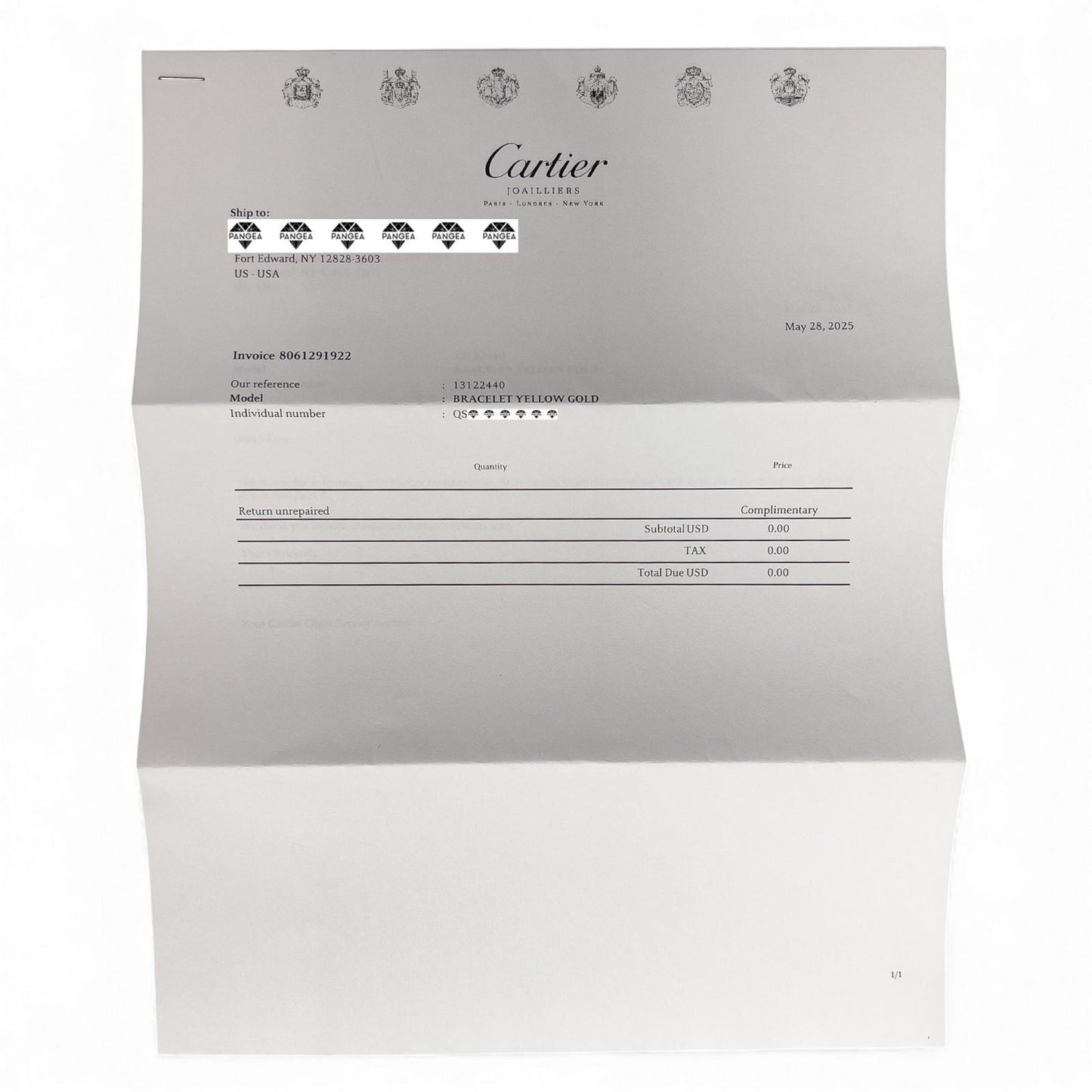 NEW STYLE Cartier Love 18k Yellow Gold Classic Bracelet Size 16 BAG RCT BOX CERT