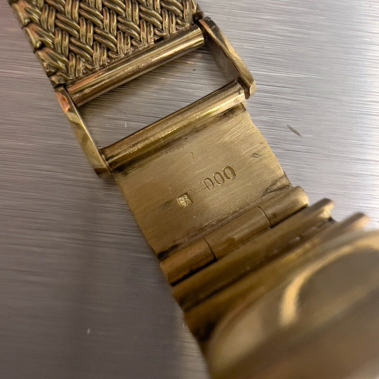 Rolex Cellini 4083 Cal. 1601 14k & 18k Yellow Gold Champagne Dial 29x33mm Watch