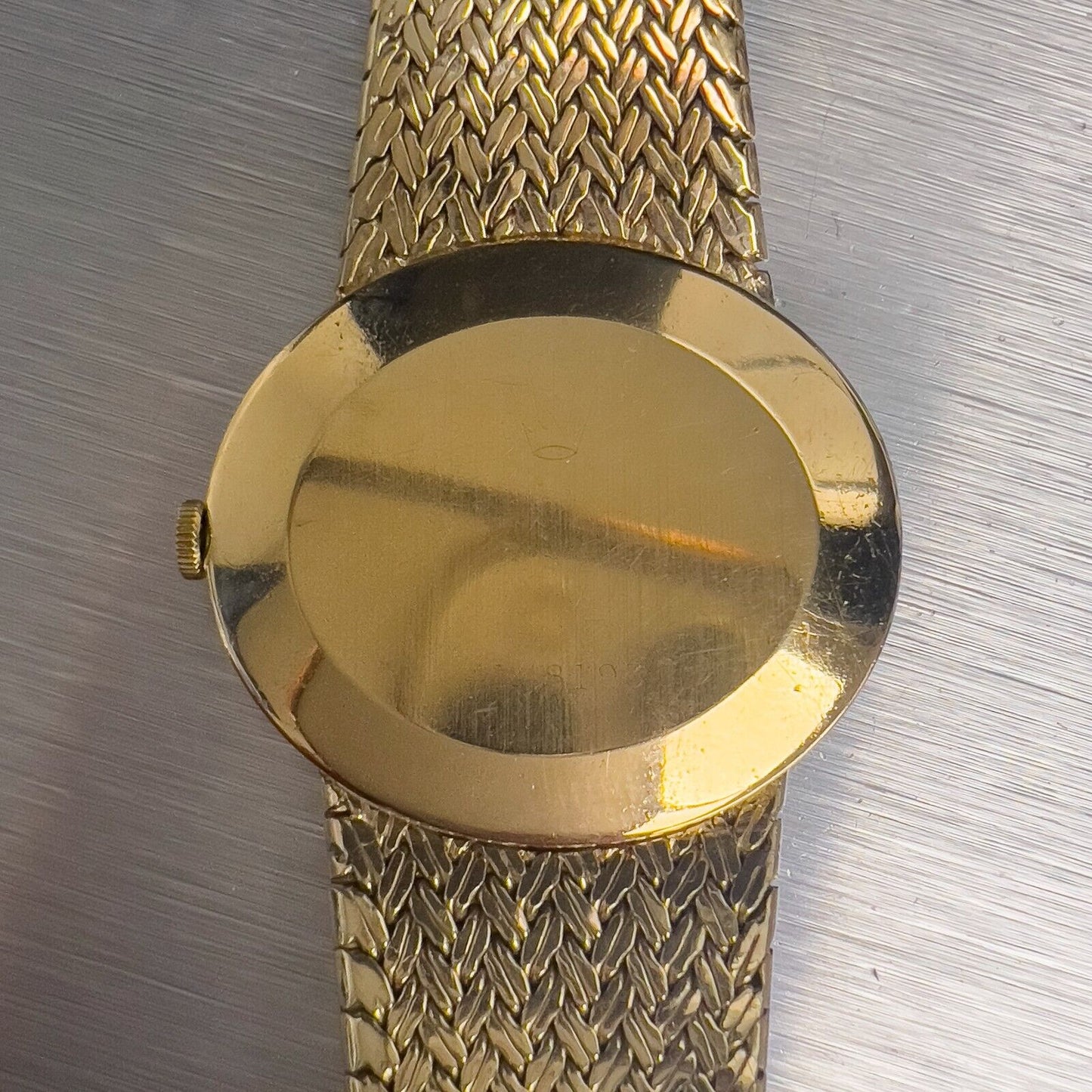 Rolex Cellini 4083 Cal. 1601 14k & 18k Yellow Gold Champagne Dial 29x33mm Watch