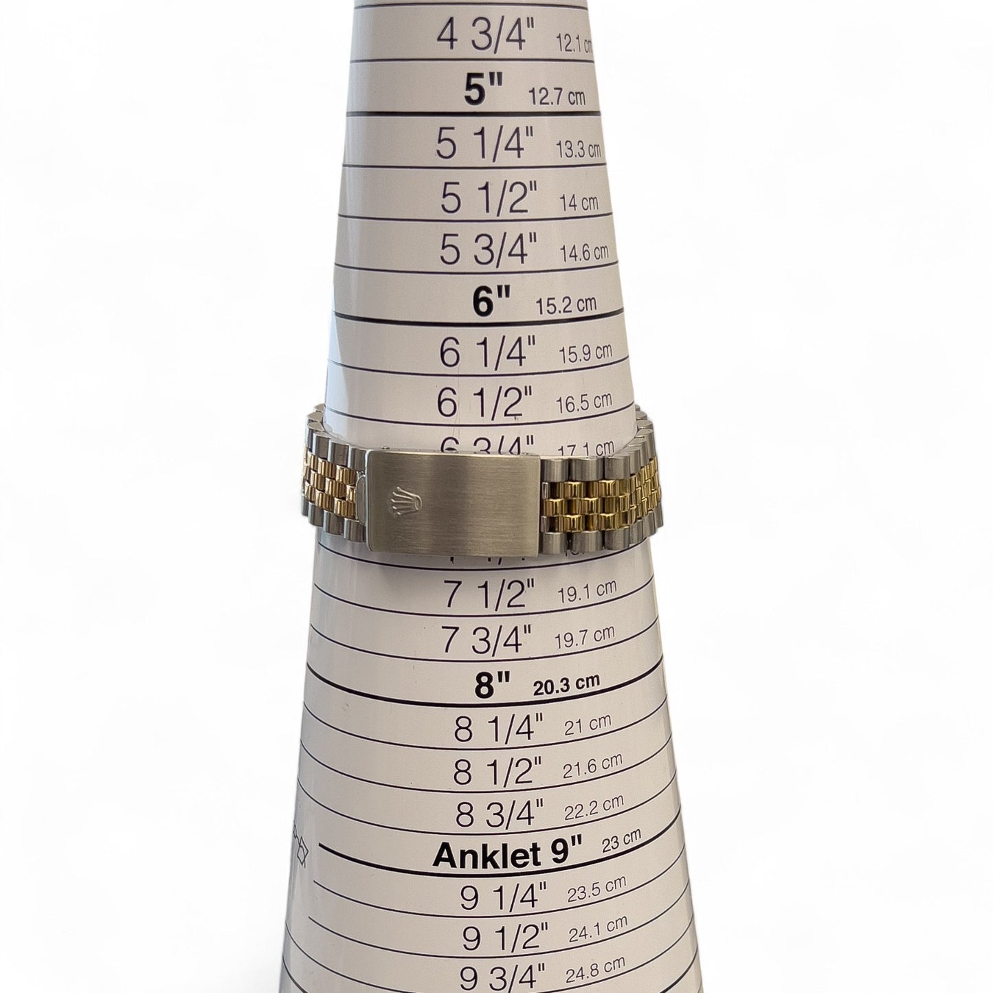 Rolex DateJust 16013 18k Gold & Stainless White MOP Diamond Dial Bezel 36mm BOX
