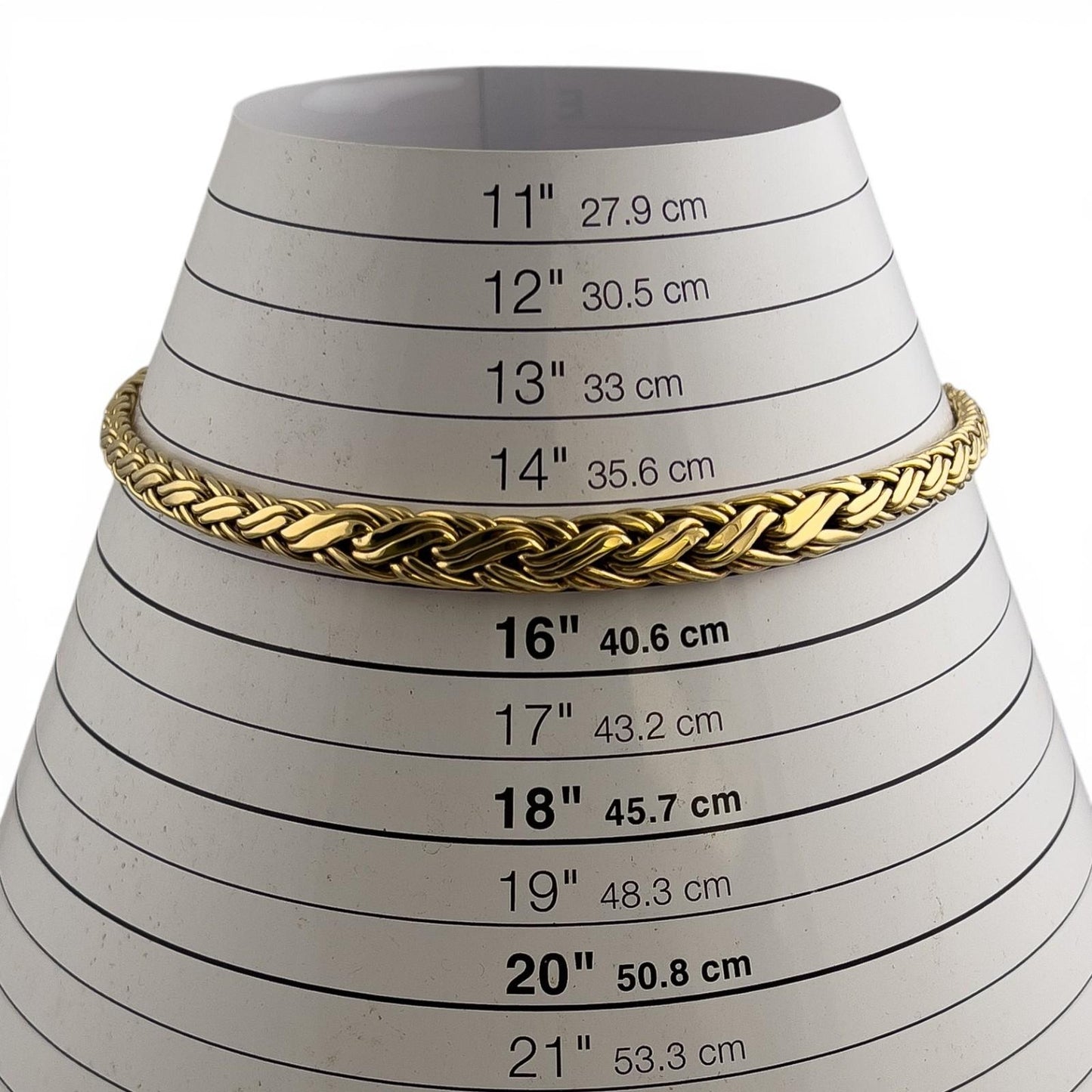Tiffany & Co. 18k Yellow Gold Russian Weave Byzantine Braid Necklace 15" 37.8g