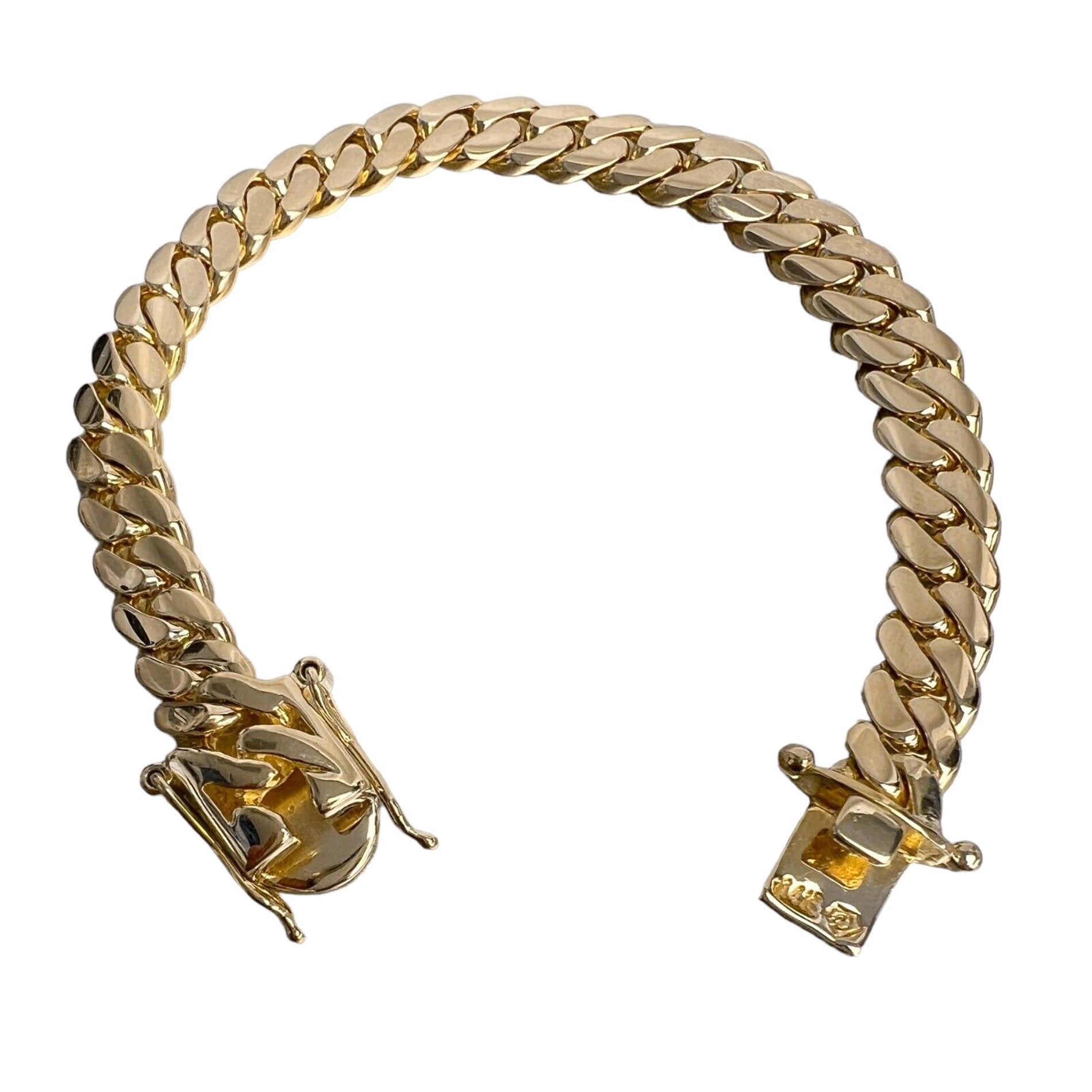 Men's Miami Cuban Link Bracelet in 14K Yellow Gold