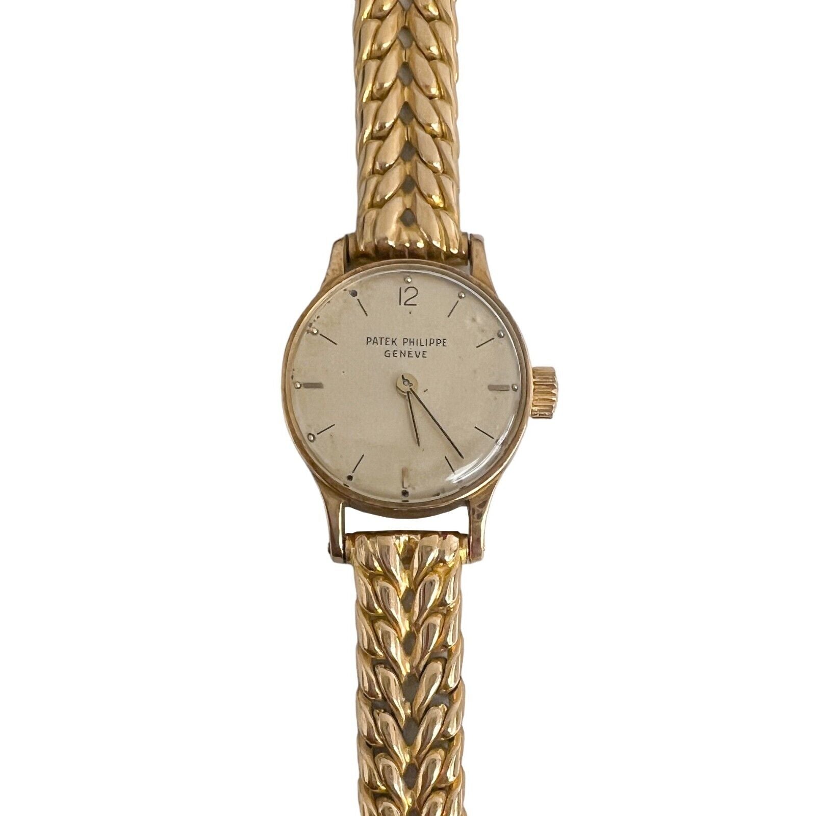 Patek philippe best sale solid gold watch