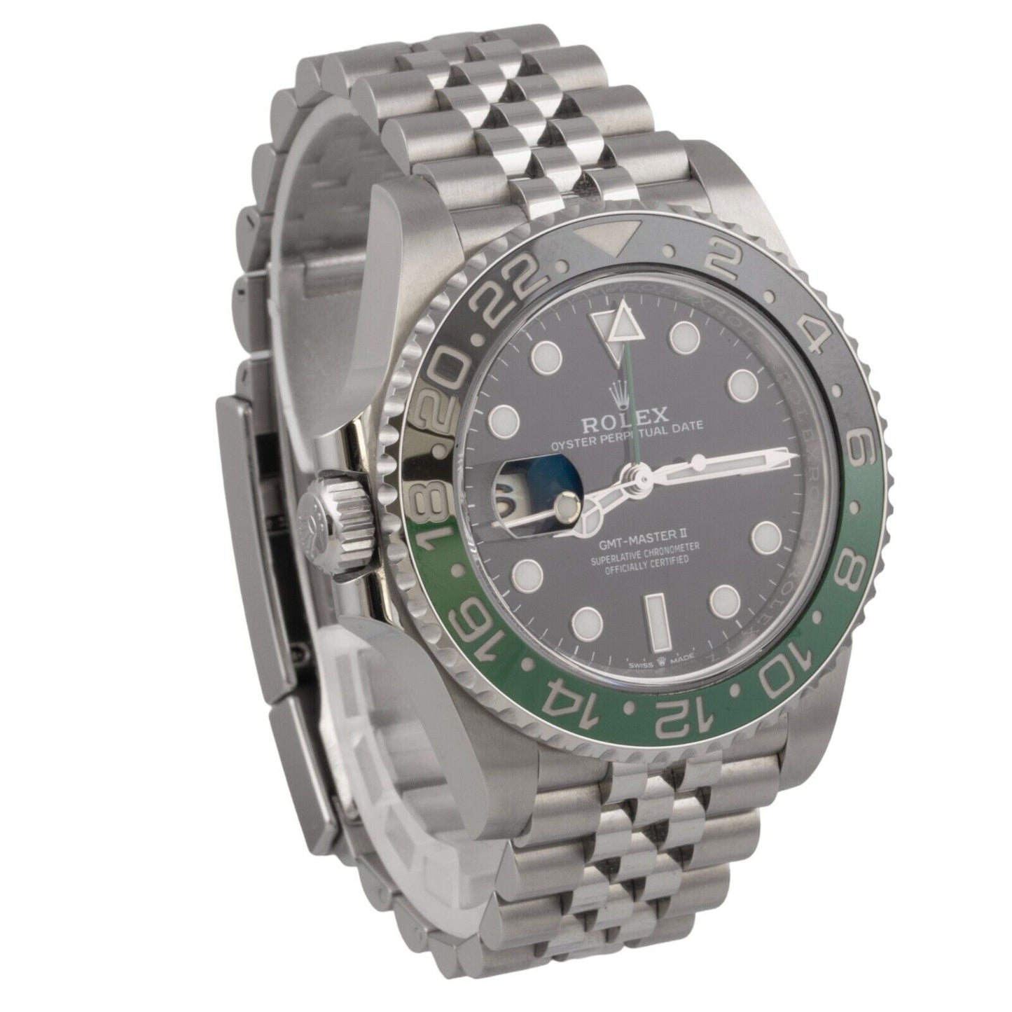 2023 Rolex GMT-Master II Sprite Green LEFTY Steel Jubilee Watch 126720 VTNR