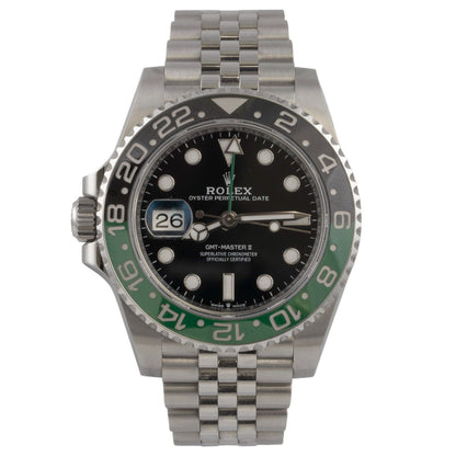 2023 Rolex GMT-Master II Sprite Green LEFTY Steel Jubilee Watch 126720 VTNR