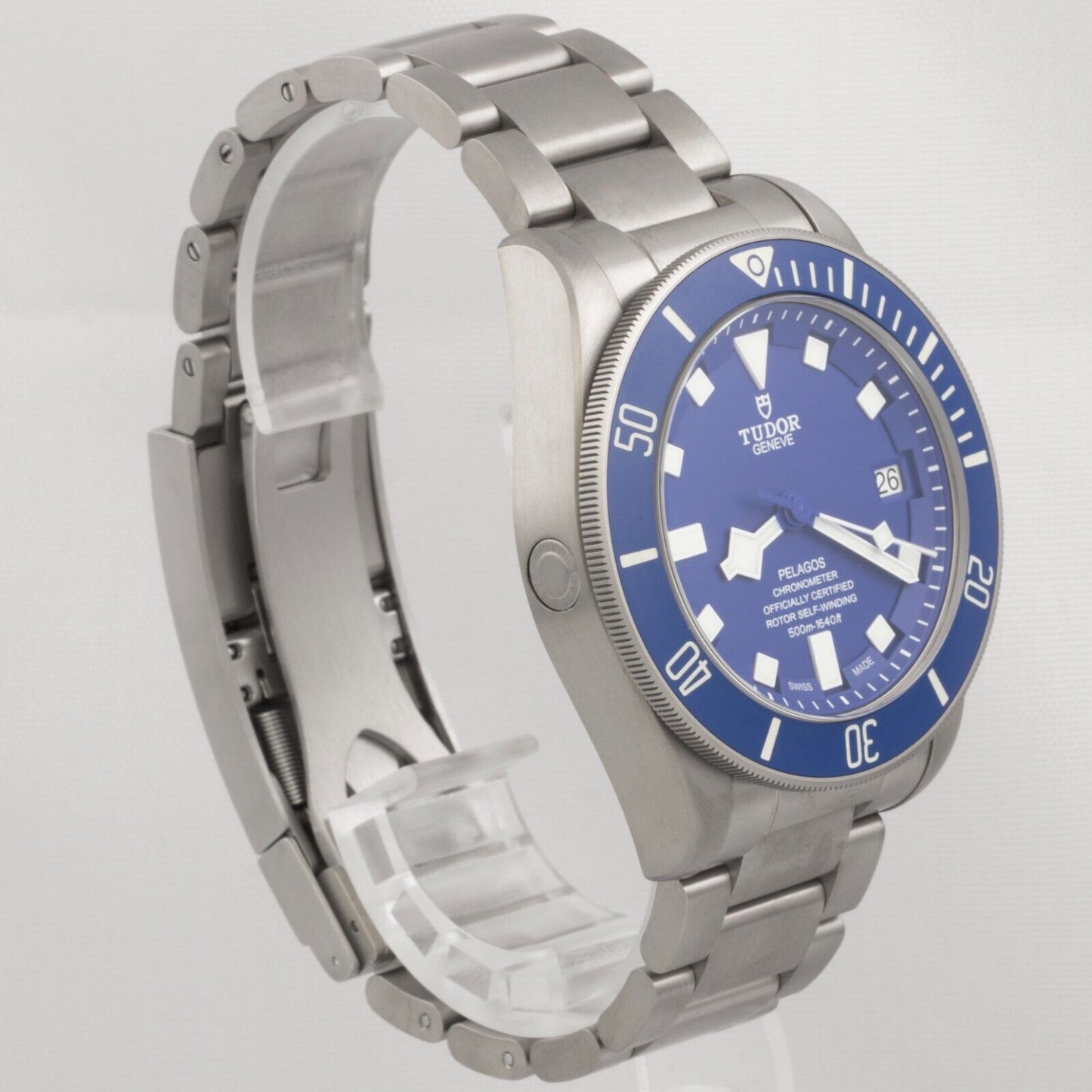 Tudor Pelagos Diver 25600TB Blue Titanium 42mm Watch BOX + CARD + EXTRA STRAPS