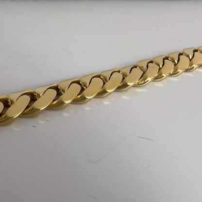 14k Yellow Gold Miami Cuban Link Hidden Box Clasp 9.30mm Bracelet 8.50" 55.9g