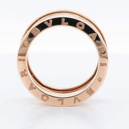 Bvlgari B.Zero1 Legend Bulgari 750 18k Rose Gold Ring 12.30mm 12.5g Size 9 BOX