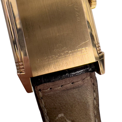 Jaeger Lecoultre Reverso 18k Rose Gold Night And Day Ref 270.2.54 Watch