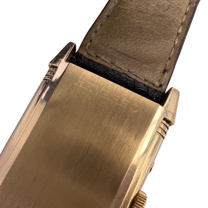 Jaeger Lecoultre Reverso 18k Rose Gold Night And Day Ref 270.2.54 Watch