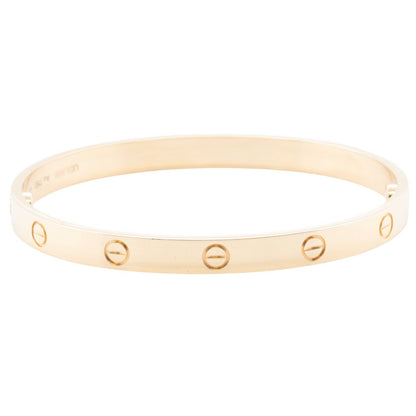 2023 Cartier Love 18k Yellow Gold Bangle Bracelet Size 19 BOX & RECIEPT