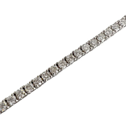 14k White Gold Diamond Tennis Bracelet 2.27ctw G-H VS2 7"