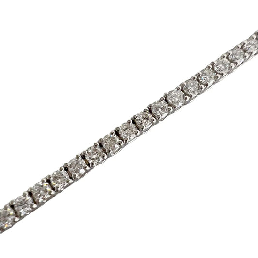 14k White Gold Diamond Tennis Bracelet 2.27ctw G-H VS2 7"