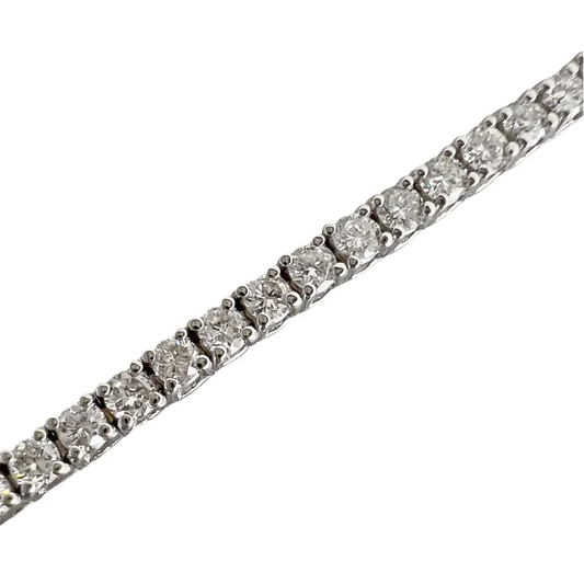 14k White Gold Diamond Tennis Bracelet 2.17ctw G-H VS2 7"