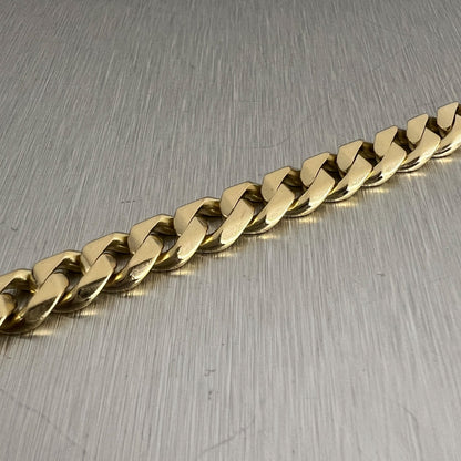 18k Yellow Gold Miami Cuban Link 6.70mm Bracelet 9" 32.7g w/ Hidden Box Clasp