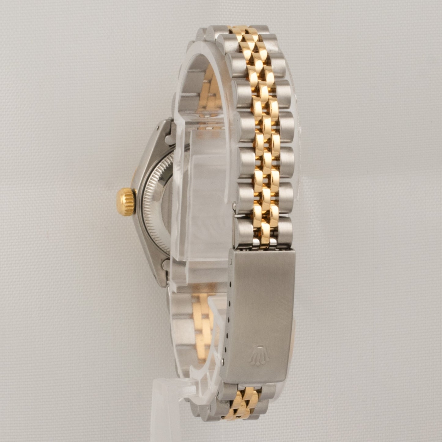 Rolex DateJust 69173 Two Tone Steel & 18k Gold Silver Dial 26mm Ladies Watch