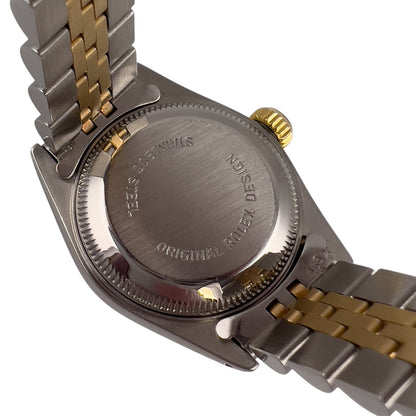 Rolex DateJust 69173 Two Tone Steel & 18k Gold Silver Dial 26mm Ladies Watch