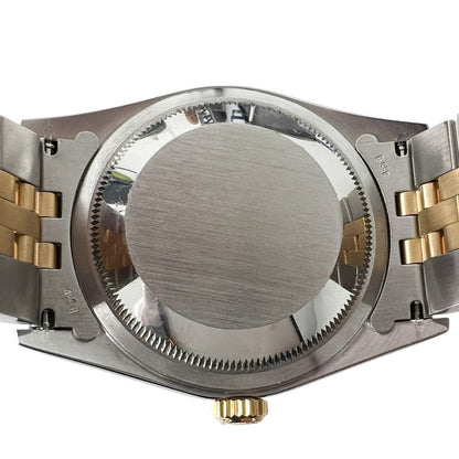 1997 Rolex DateJust 16233 18k Yellow Gold & Stainless Silver FLUTED 36mm BOX