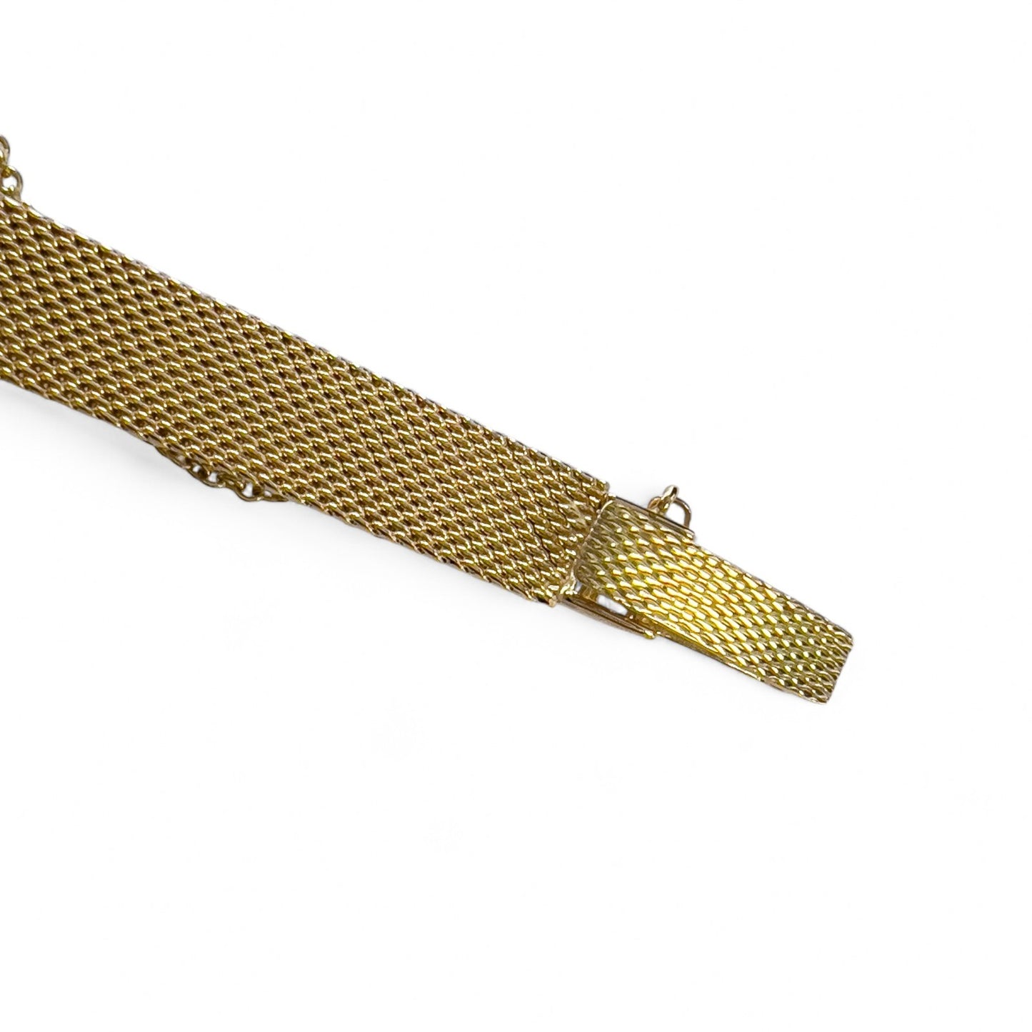 Rolex Precision 2631 /8 18k Yellow Gold Diamond Bezel Silver Dial 13.5mm Watch