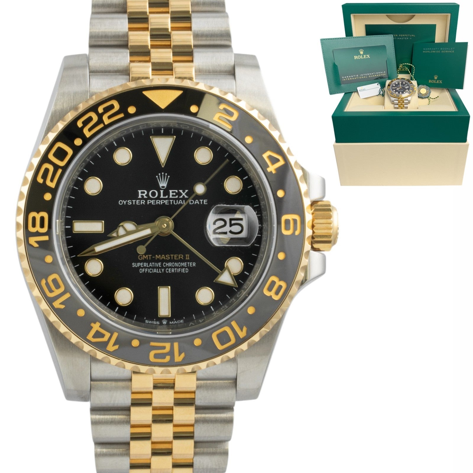 2024 Rolex GMT-Master II 126713 GRNR 18k Gold & Steel JUBILEE 40mm