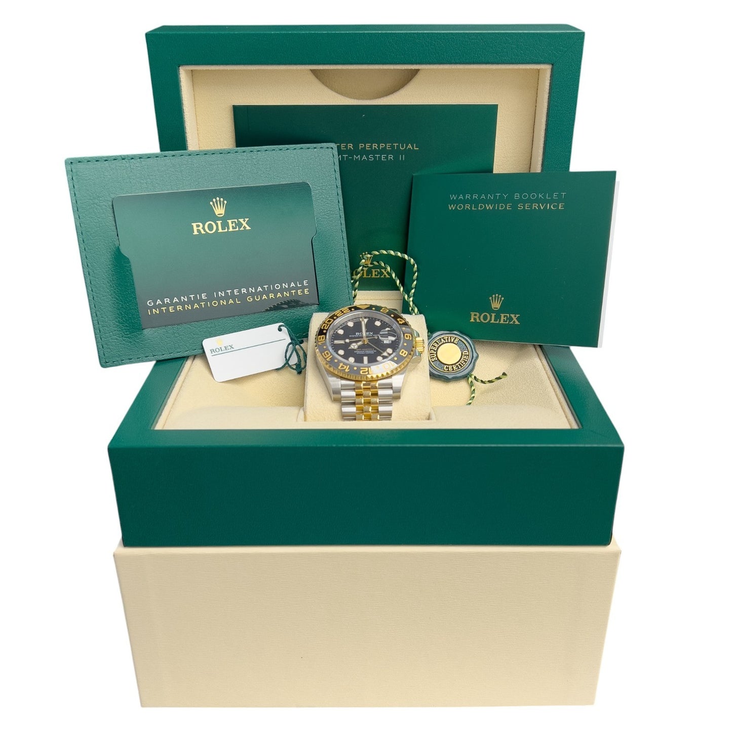 2024 Rolex GMT-Master II 126713 GRNR 18k Gold & Steel JUBILEE 40mm BOX PAPERS