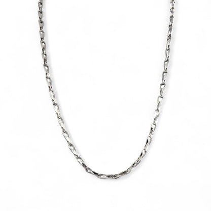 14k White Gold Fancy Designer Mariner Anchor Link Chain Necklace 25" 30.4g 5mm