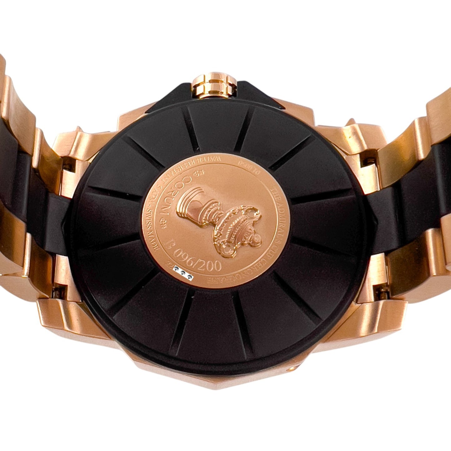 Corum Admiral's Cup Challenger 753.935.91/V791 AN12 BLACK 48mm 18K ROSE GOLD BOX