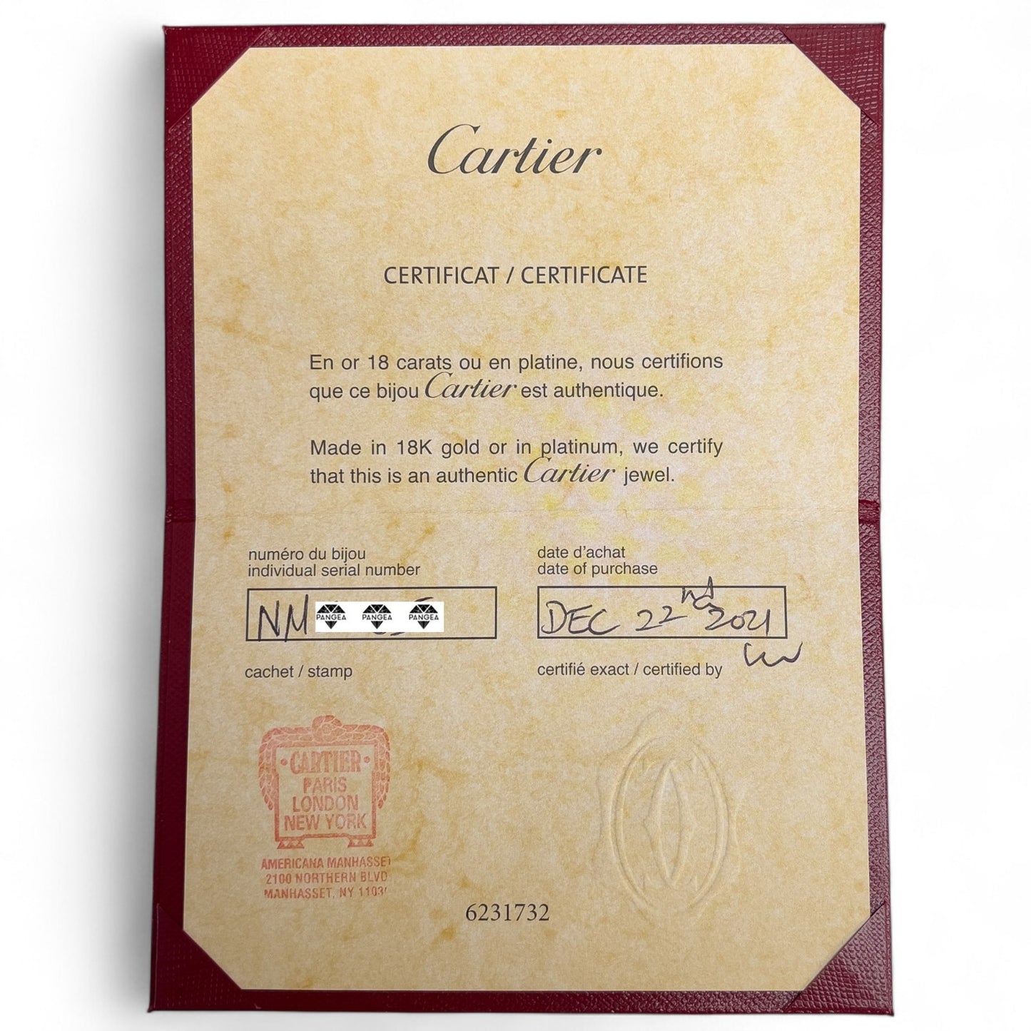 Cartier Love 18k White Gold Bangle Bracelet Size 16 2021 SCREWDRIVER BOX + CERT