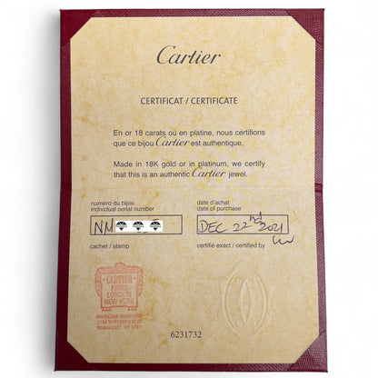 Cartier Love 18k White Gold Bangle Bracelet Size 16 2021 SCREWDRIVER BOX + CERT