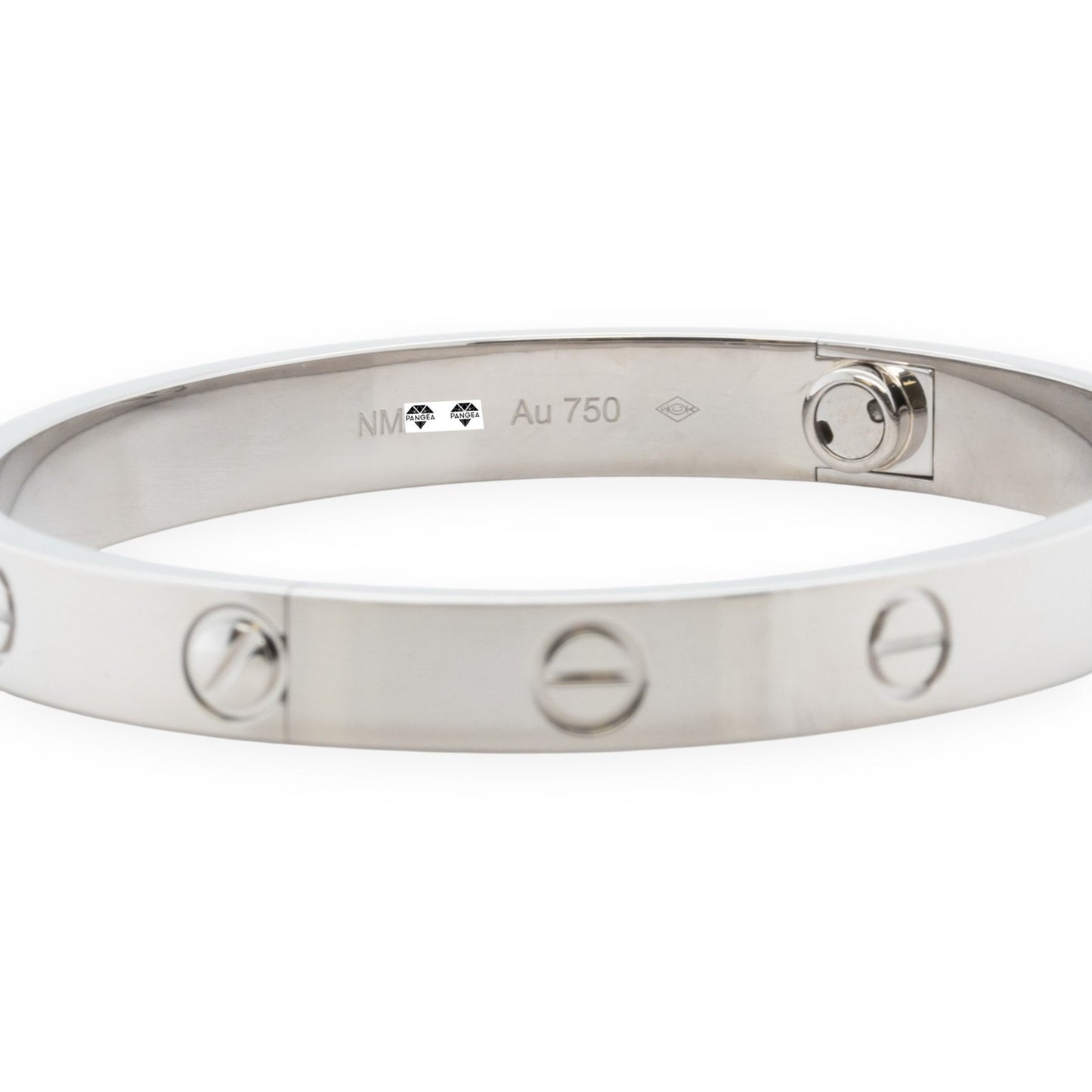 Cartier Love 18k White Gold Bangle Bracelet Size 16 2021 SCREWDRIVER BOX + CERT