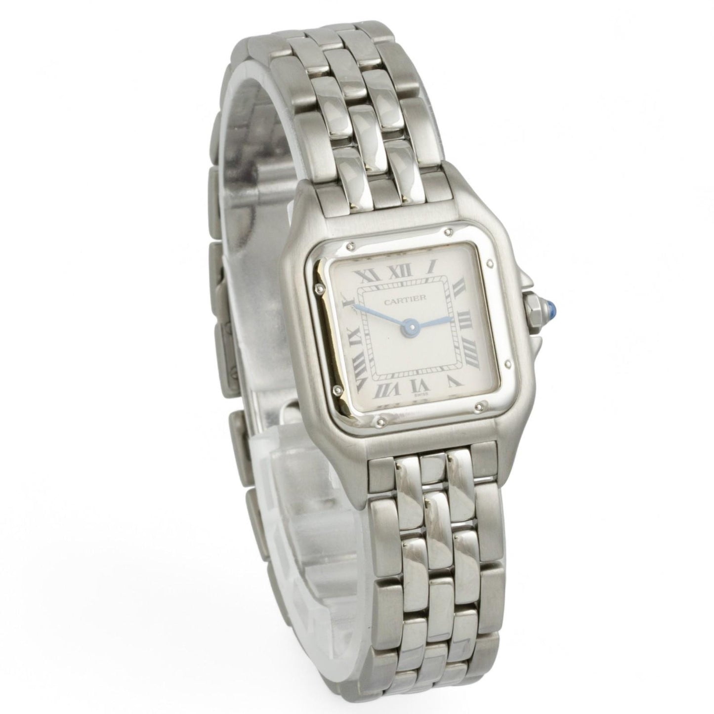 Cartier Panthere 1320 Stainless Steel Ladies 22mm Quartz Watch w/ POUCH