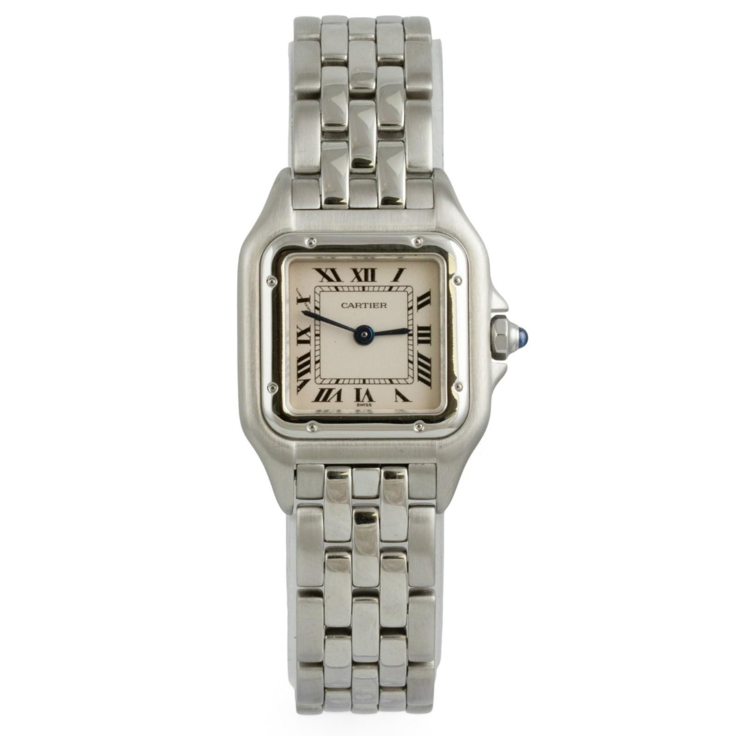 Cartier Panthere 1320 Stainless Steel Ladies 22mm Quartz Watch w/ POUCH