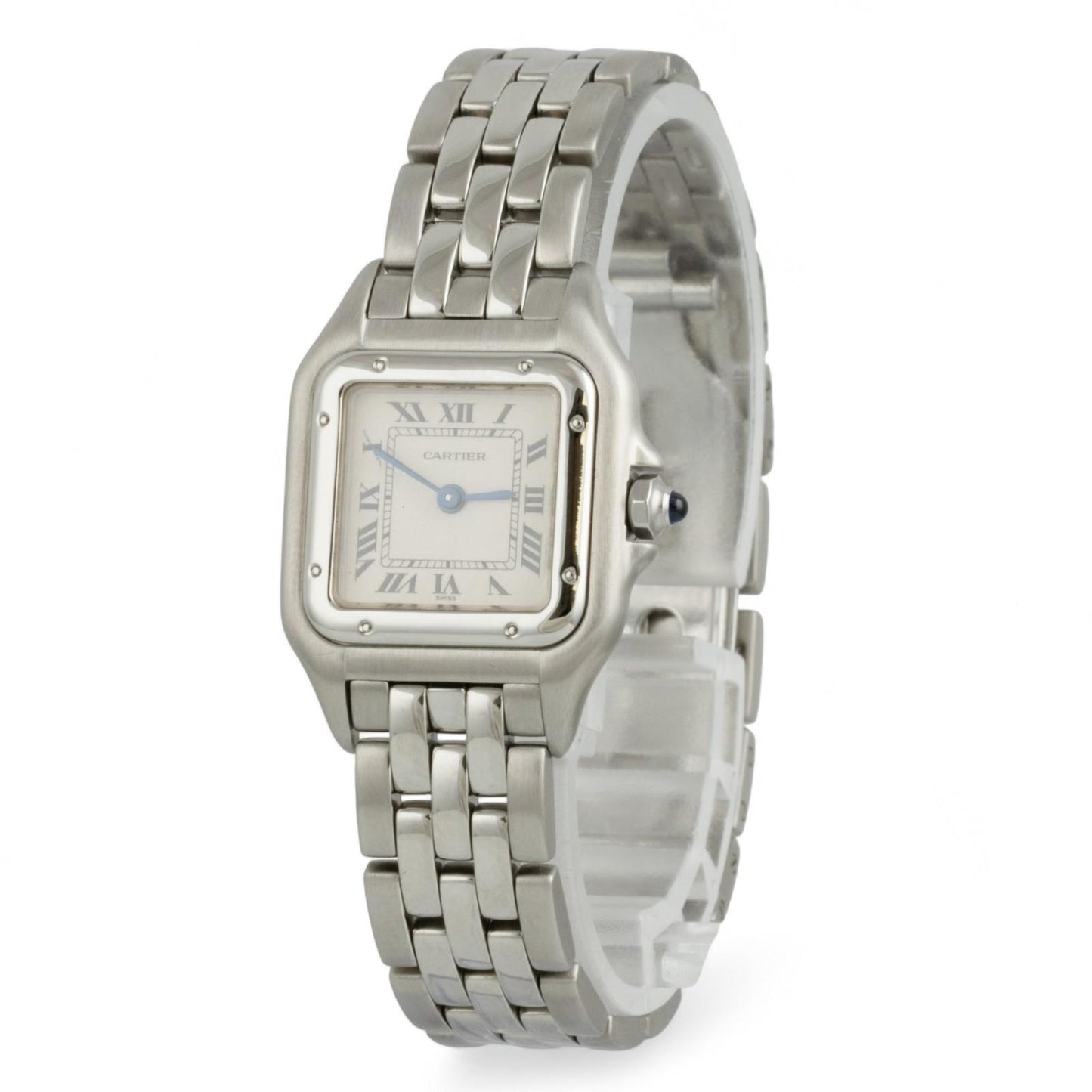 Cartier Panthere 1320 Stainless Steel Ladies 22mm Quartz Watch w/ POUCH