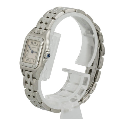 Cartier Panthere 1320 Stainless Steel Ladies 22mm Quartz Watch w/ POUCH