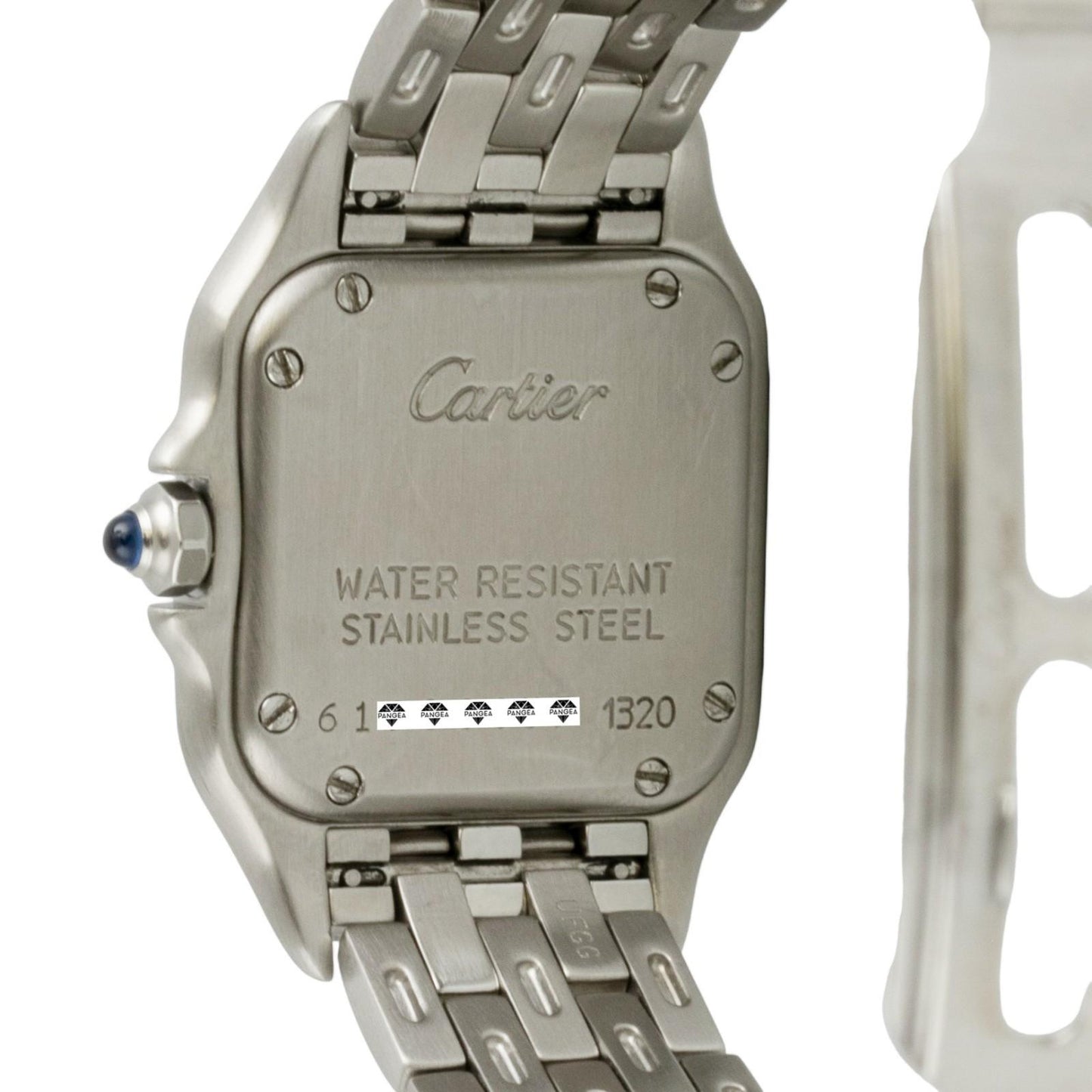 Cartier Panthere 1320 Stainless Steel Ladies 22mm Quartz Watch w/ POUCH