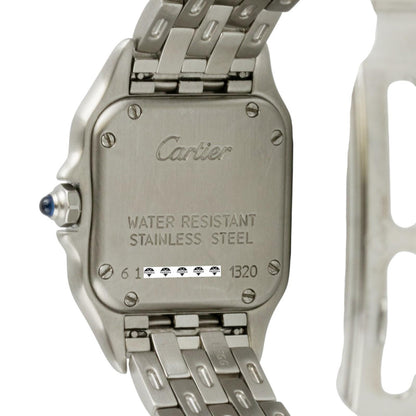 Cartier Panthere 1320 Stainless Steel Ladies 22mm Quartz Watch w/ POUCH