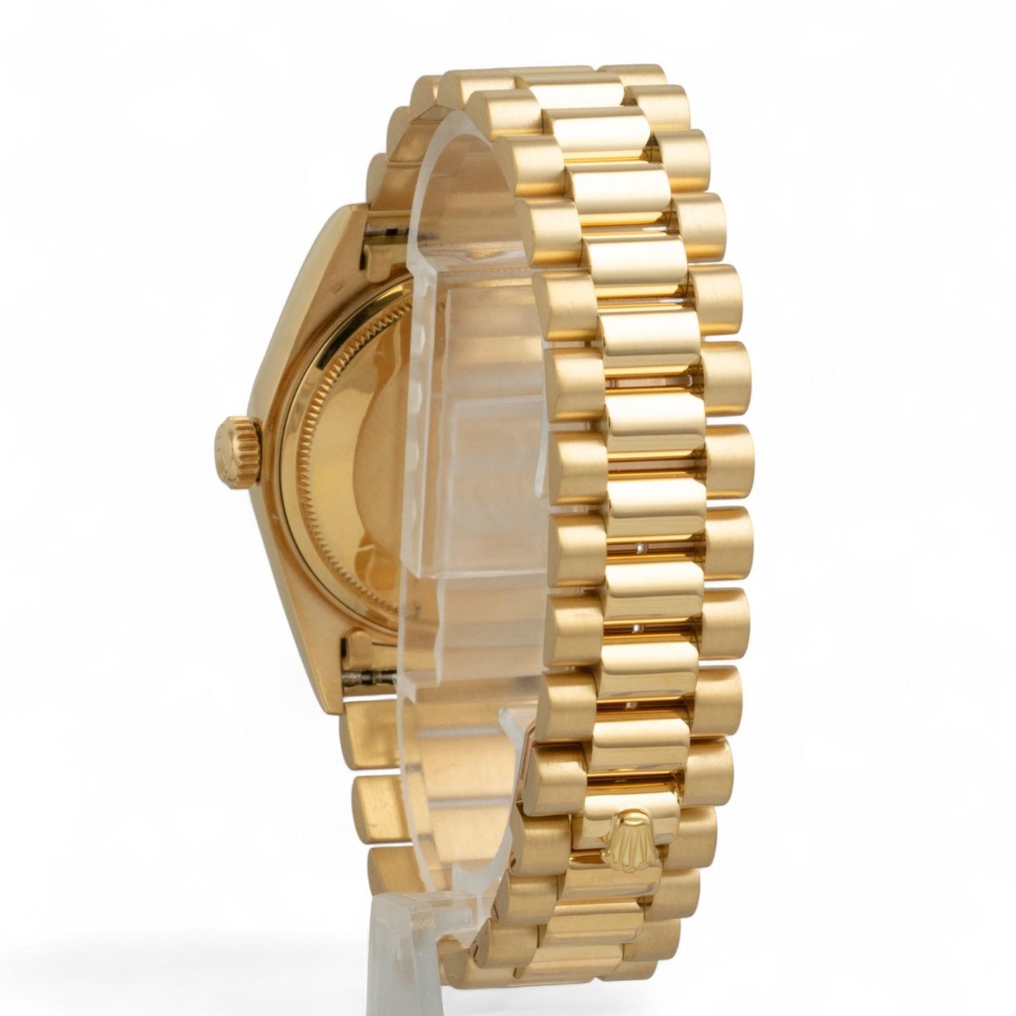 1985 Rolex Day-Date President 18038 CHAMPAGNE DIAMOND 36mm 18k Yellow Gold Watch