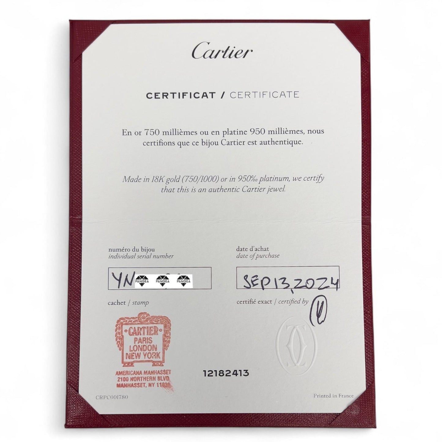 Cartier Love Ceramic Pave Diamond 18k White Gold Bracelet SZ 17 BOX CERTIFICATE