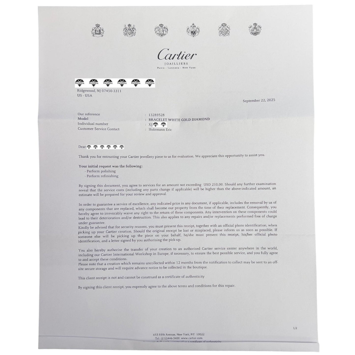 Cartier Love Pave Diamond 18k White Gold Bracelet SZ 17 BAG BOX + CERTIFICATE