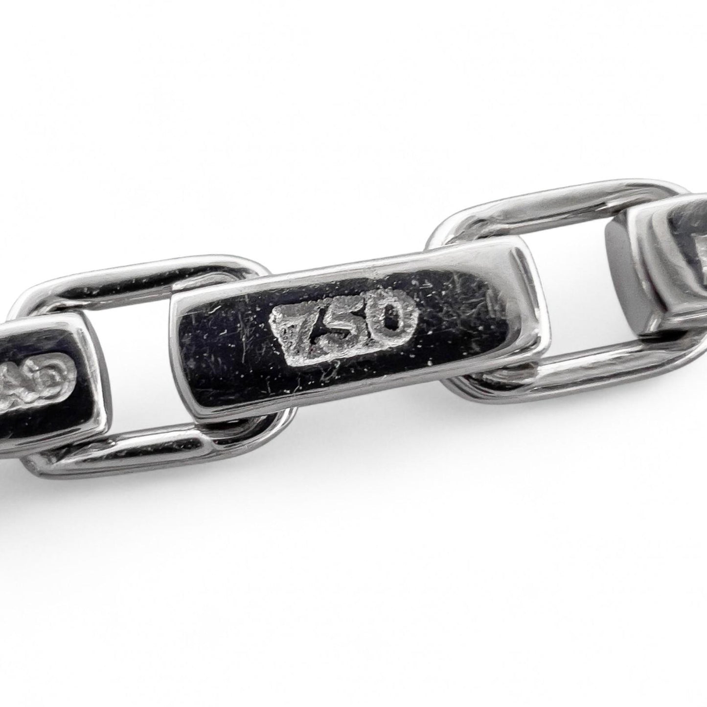 Mouawad Heidi Klum 18k White Gold Pave Diamond Clover Quatrefoil Bracelet w/ BOX