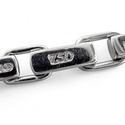 Mouawad Heidi Klum 18k White Gold Pave Diamond Clover Quatrefoil Bracelet w/ BOX