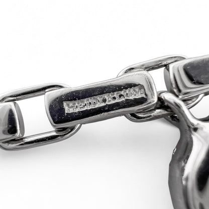 Mouawad Heidi Klum 18k White Gold Pave Diamond Clover Quatrefoil Bracelet w/ BOX