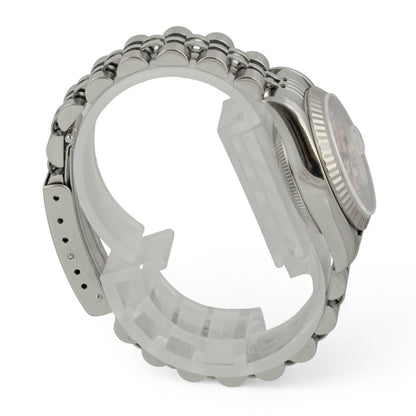 1996 Rolex DateJust 69174 Rose MOP Diamond Stainless Steel 26mm Ladies Watch BOX