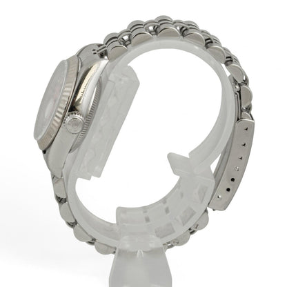 1996 Rolex DateJust 69174 Rose MOP Diamond Stainless Steel 26mm Ladies Watch BOX