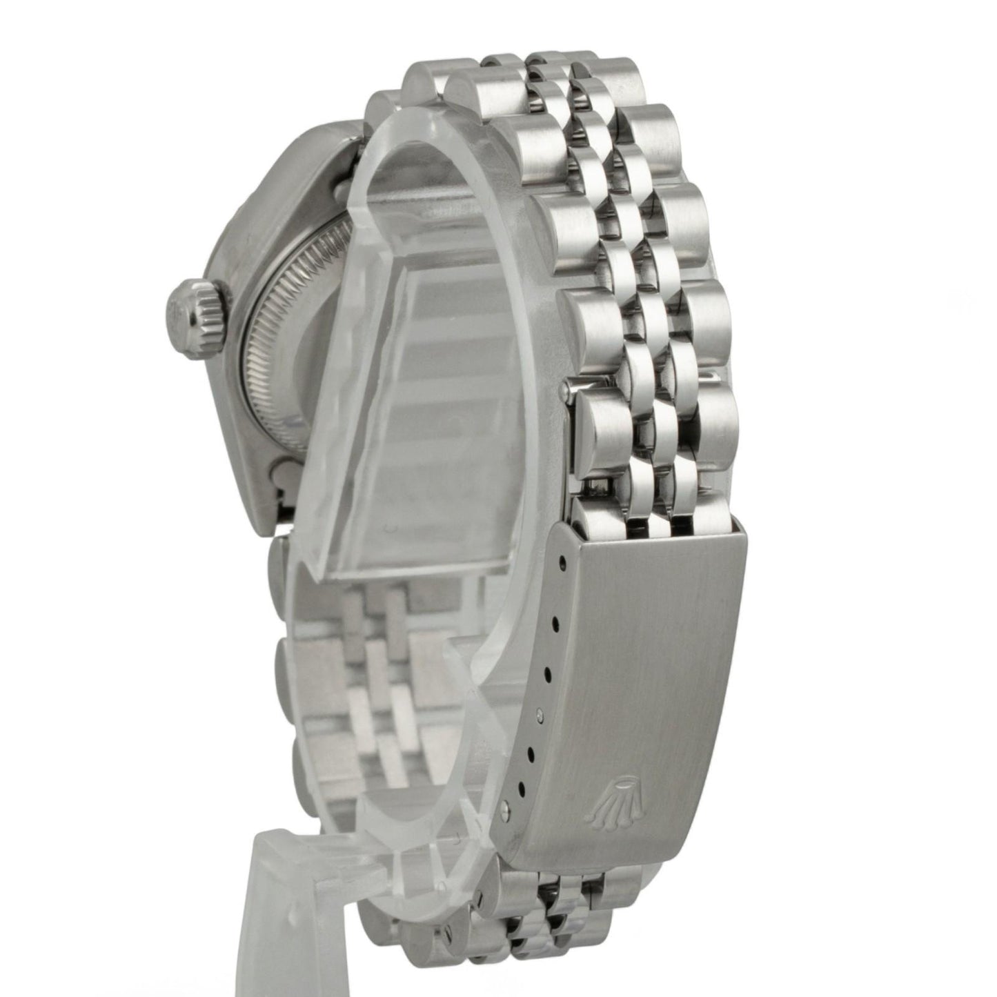 1996 Rolex DateJust 69174 Rose MOP Diamond Stainless Steel 26mm Ladies Watch BOX