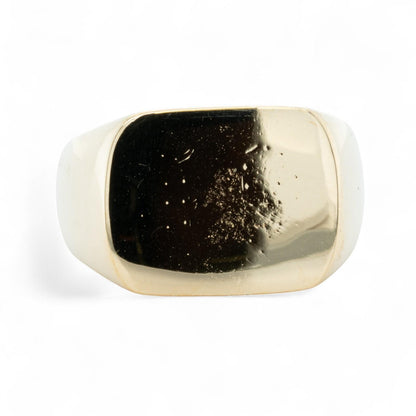 Tiffany & Co. Schlumberger 18k Yellow Gold Signet Ring 17.6g NO MONO sz7 VINTAGE